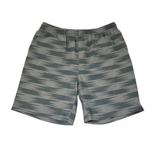 ❌SOLD❌ Chubbies Swim Shorts 7" inseam Pockets Mens Size Large L Gray Aztec Print